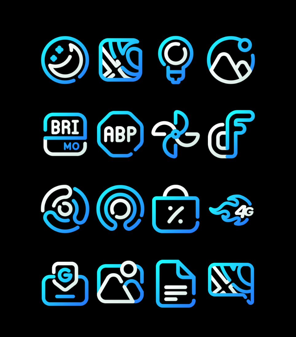 SeaLine - Blue - Icon Pack Android Screenshot 2