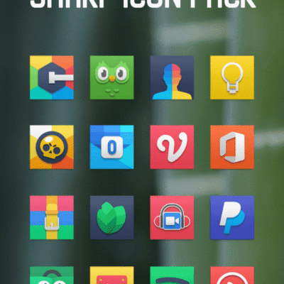 Sharp - Square Icon Pack Android Screenshot 4