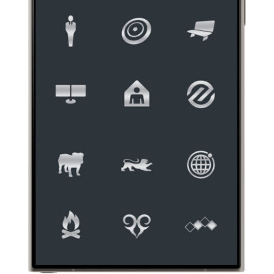 Silver Steel Icon Pack Android Screenshot 4