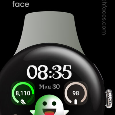 Spooky: Halloween Watch Face Android Screenshot