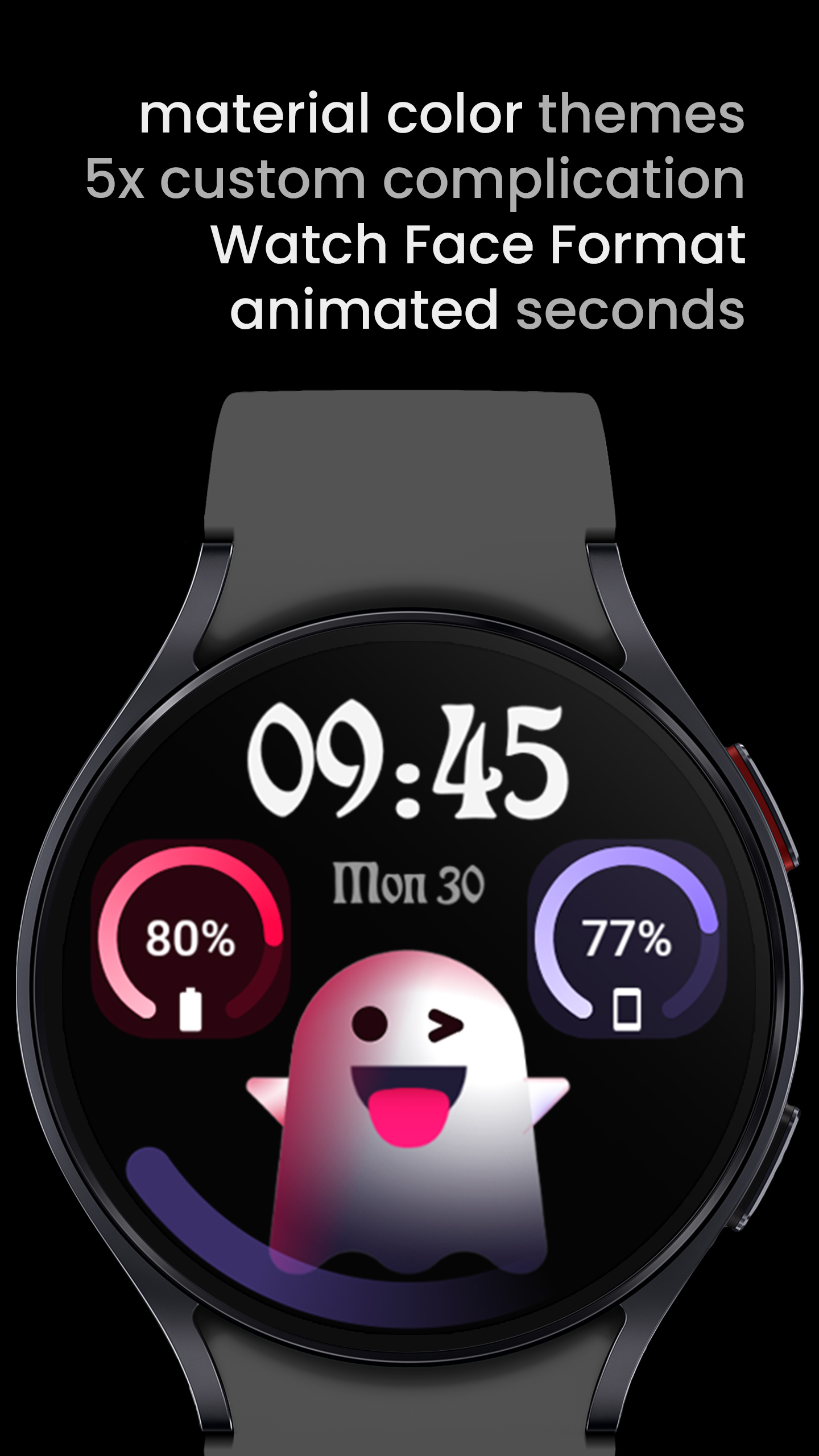 Spooky: Halloween Watch Face Android Screenshot 2