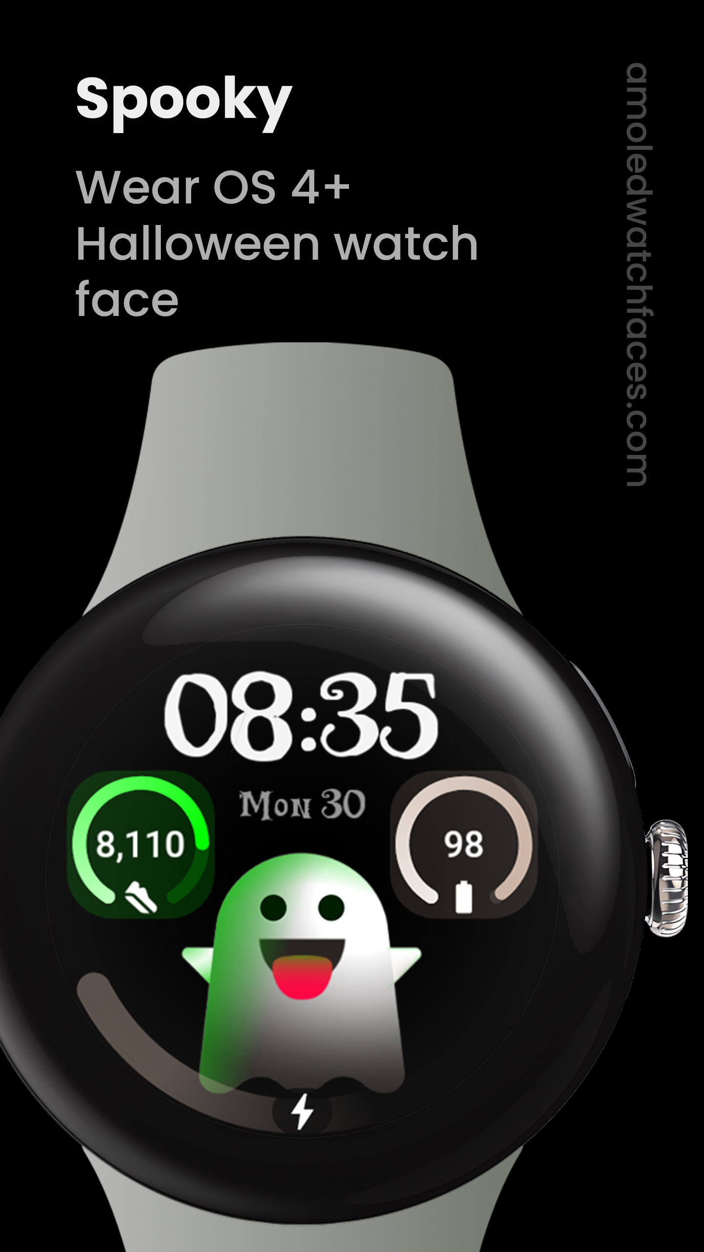 Spooky: Halloween Watch Face Android Screenshot