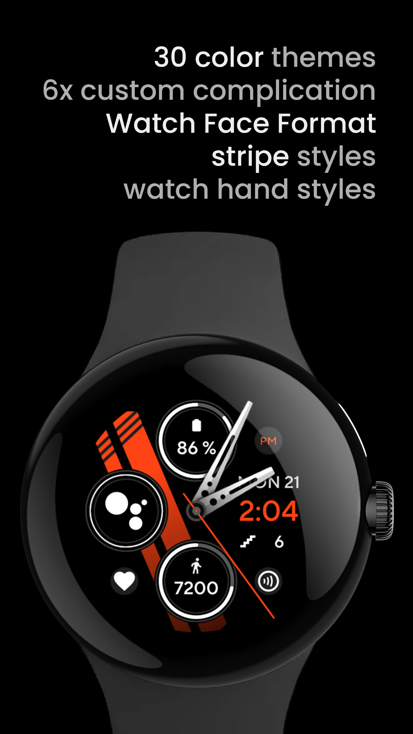 Sportive Watch Face Android Screenshot 3