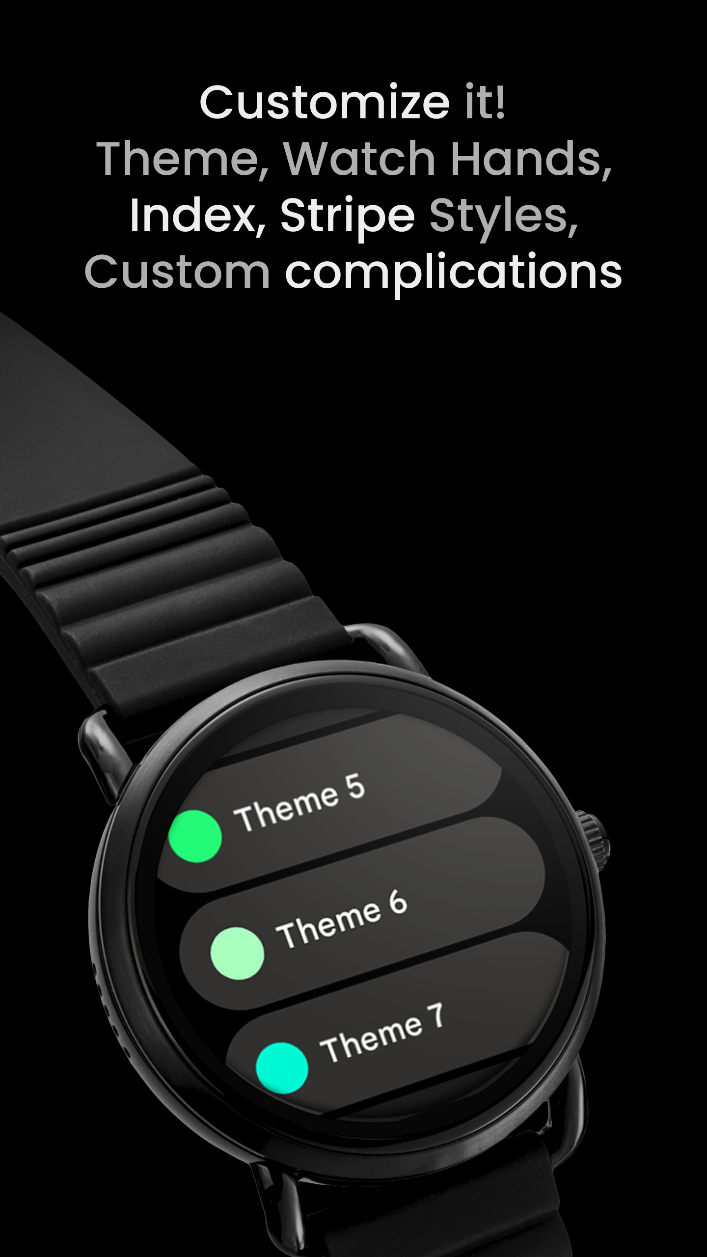 Sportive Watch Face Android Screenshot 4