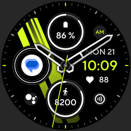 Sportive Watch Face Android Screenshot