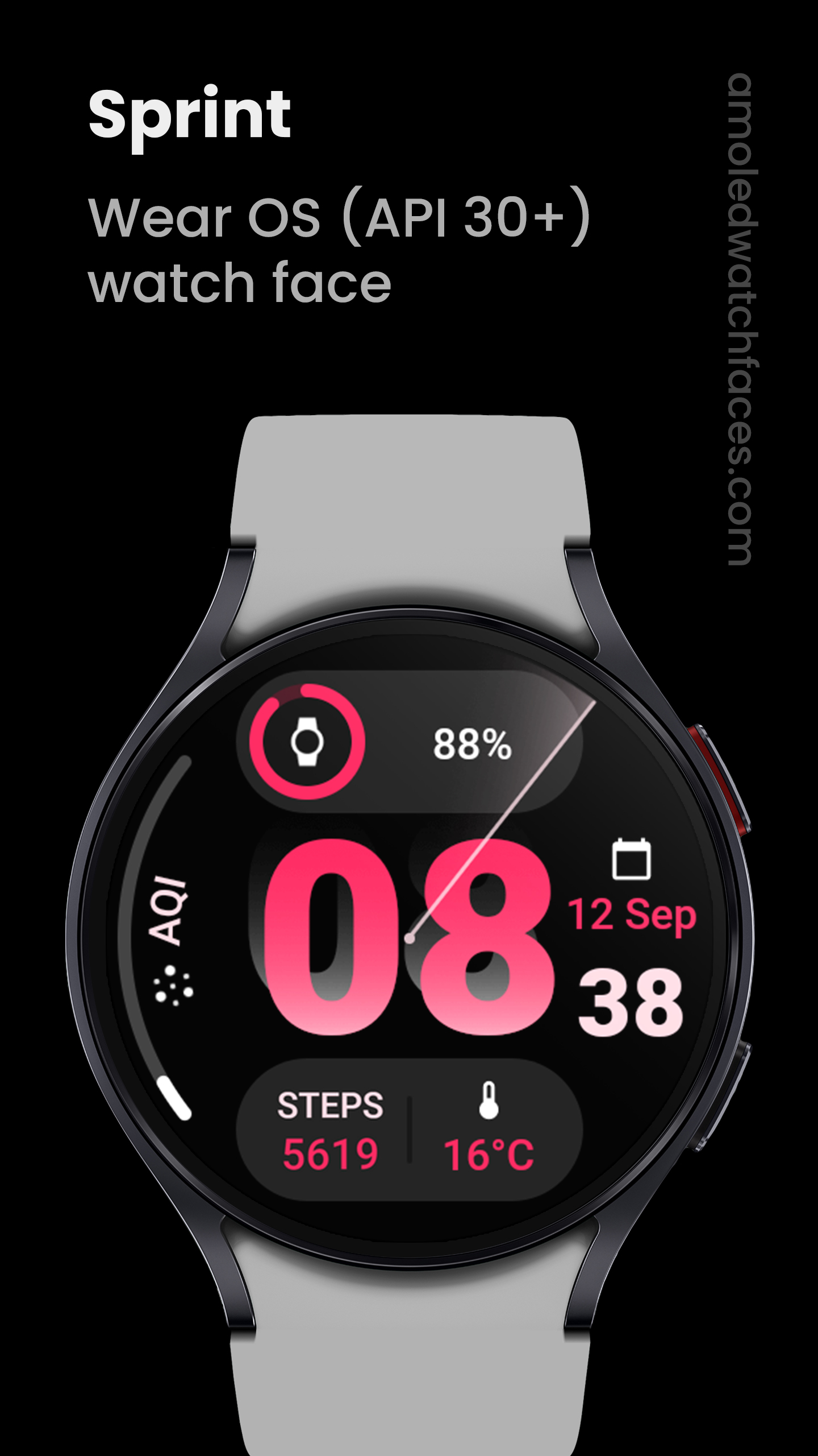Sprint Watch Face Android Screenshot 2