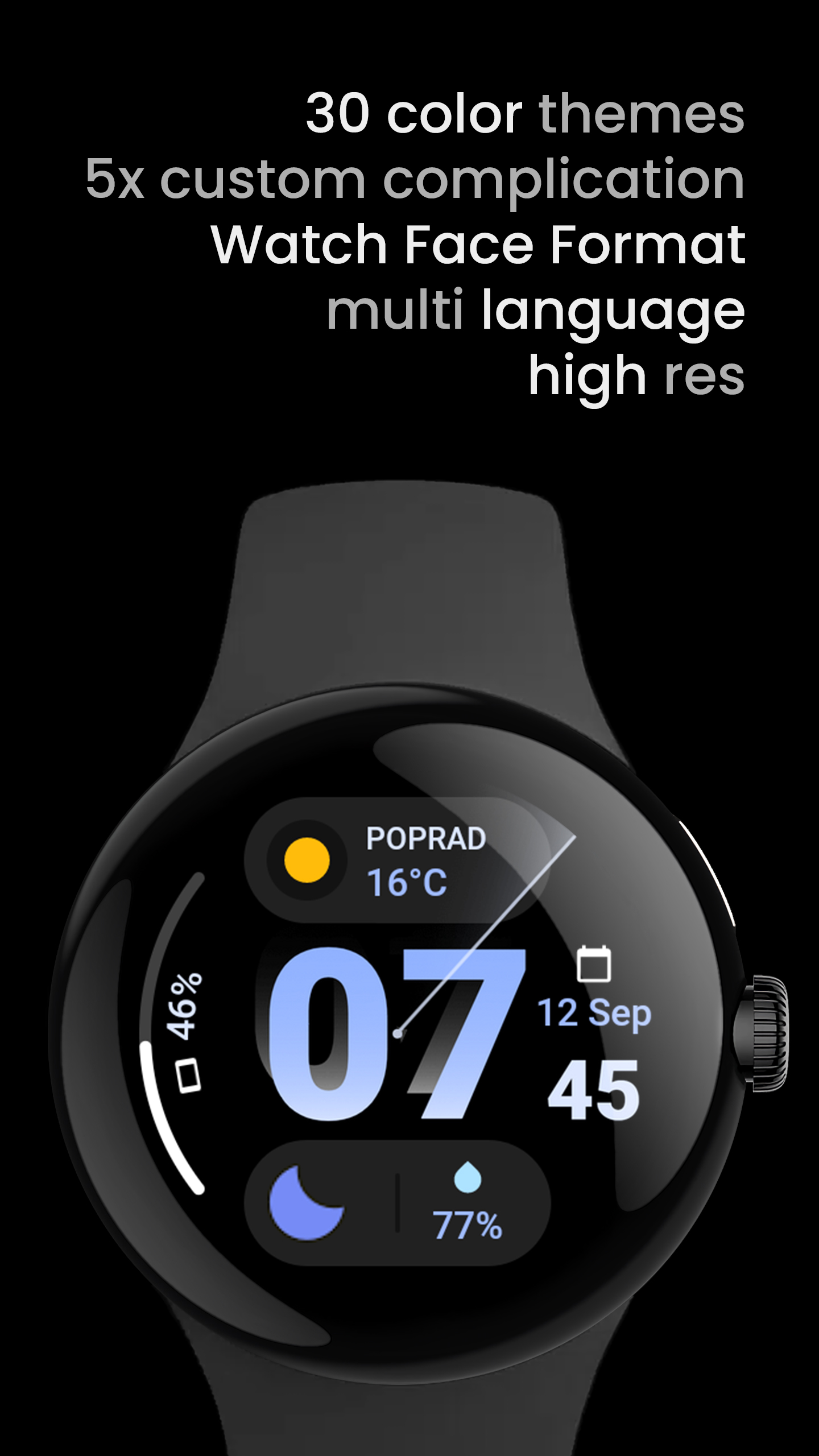Sprint Watch Face Android Screenshot 3
