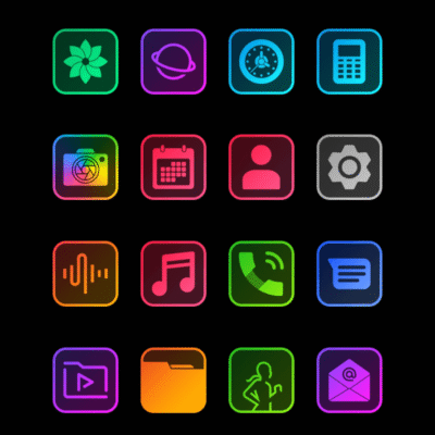 Square Clear - Icon Pack Android Screenshot 2
