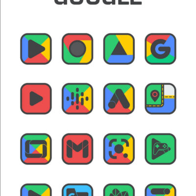 Square Dark - Icon Pack Android Screenshot 2