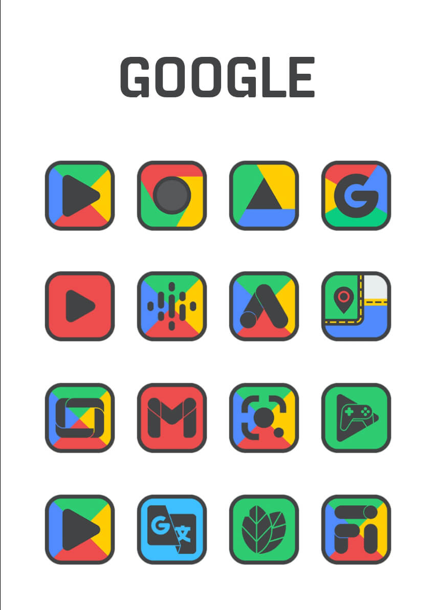 Square Dark - Icon Pack Android Screenshot 2