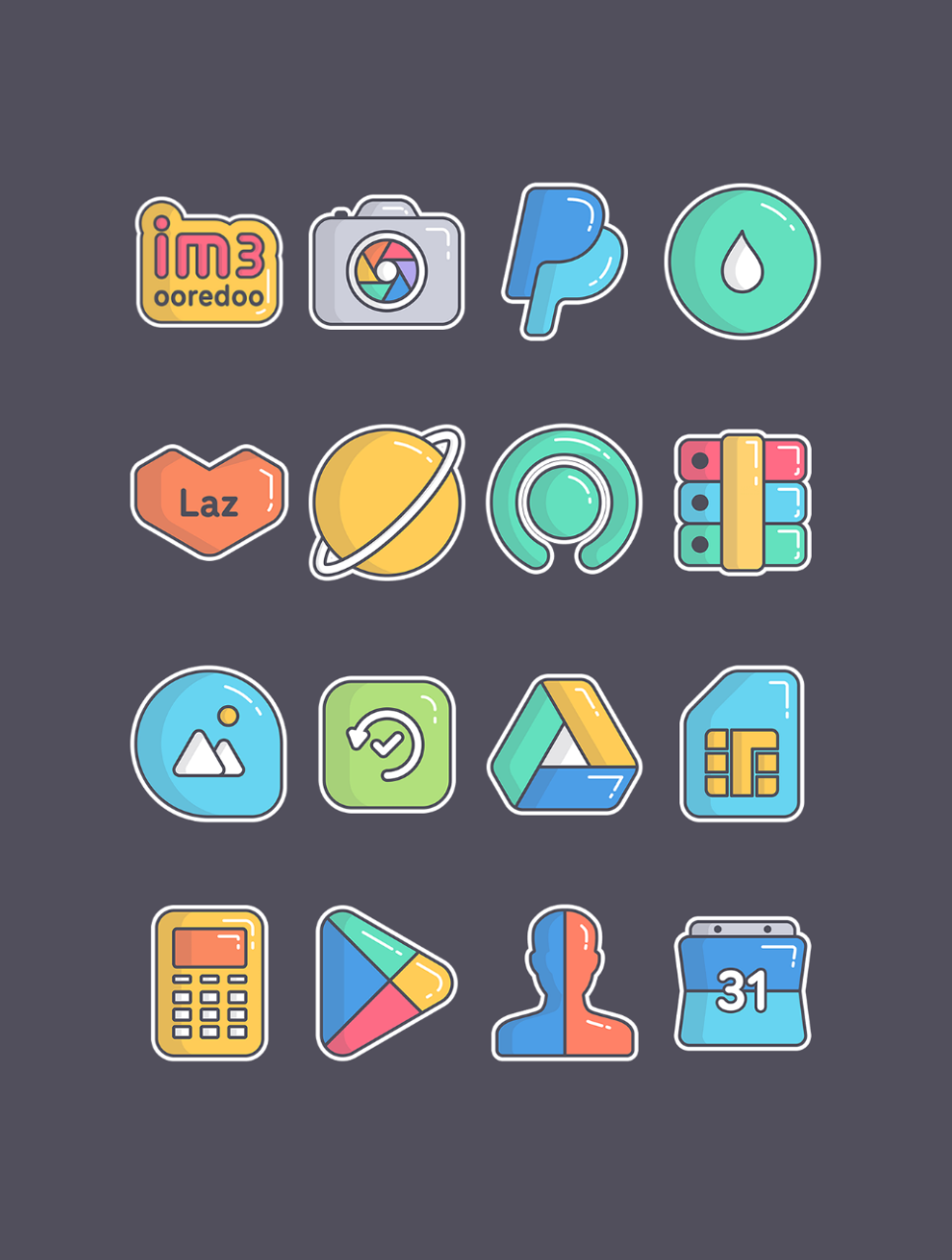 Sticker Pack - Icon Pack Android Screenshot 4