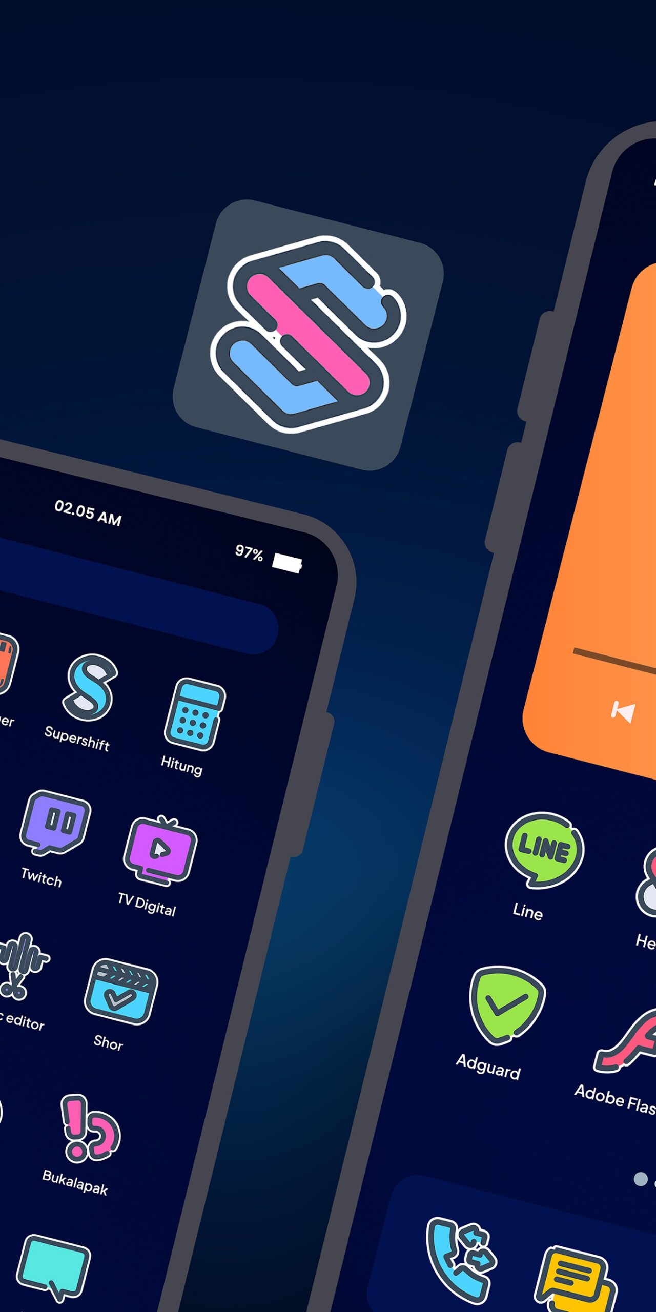 Sticker UI - Icon Pack Android Android Screenshot 3