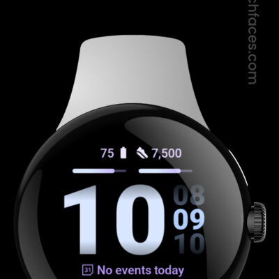 Streamlined Watch Face Android Screenshot