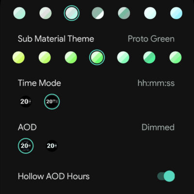 Streamlined Watch Face Android Screenshot 4