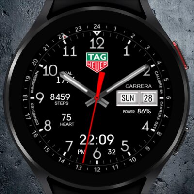TAG CARRERA Hybrid Watch Face Android Screenshot 2