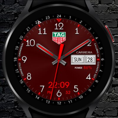 TAG CARRERA Hybrid Watch Face Android Screenshot 3