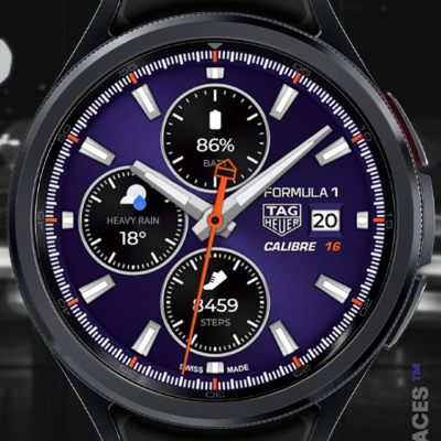 TAG HEUER CALIBRE Watch Face Android Screenshot 4