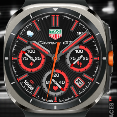 TAG HEUER CARRERA 4 Watch Face Android Screenshot 2