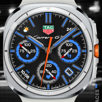 TAG HEUER CARRERA 4 Watch Face Android Screenshot 3