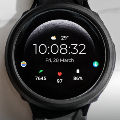 TVV Dynamic Earth Watch Face Android Screenshot 3