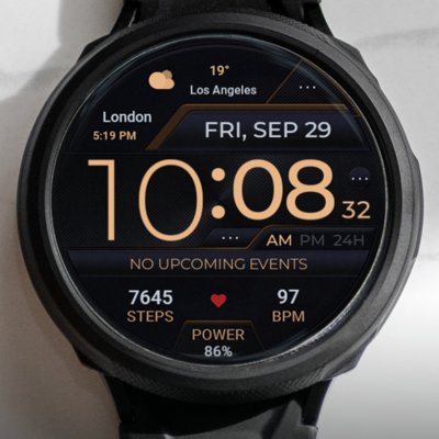 TVV01 Elegant Watch Face Android Screenshot 2