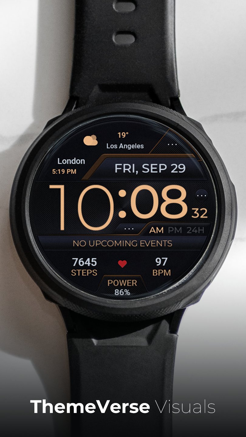 TVV01 Elegant Watch Face Android Screenshot 2