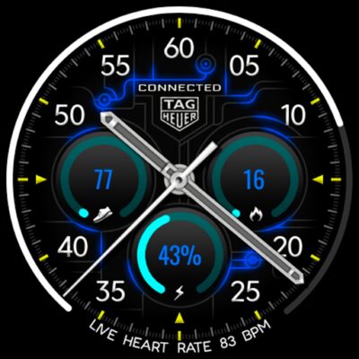 Tag Connected watch face Android Screenshot