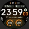 TrackMate Watch Face Android Screenshot