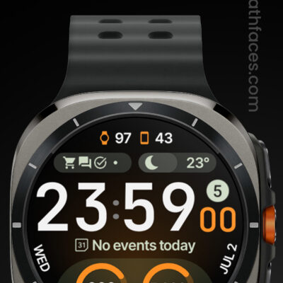 TrackMate Watch Face Android Screenshot 2