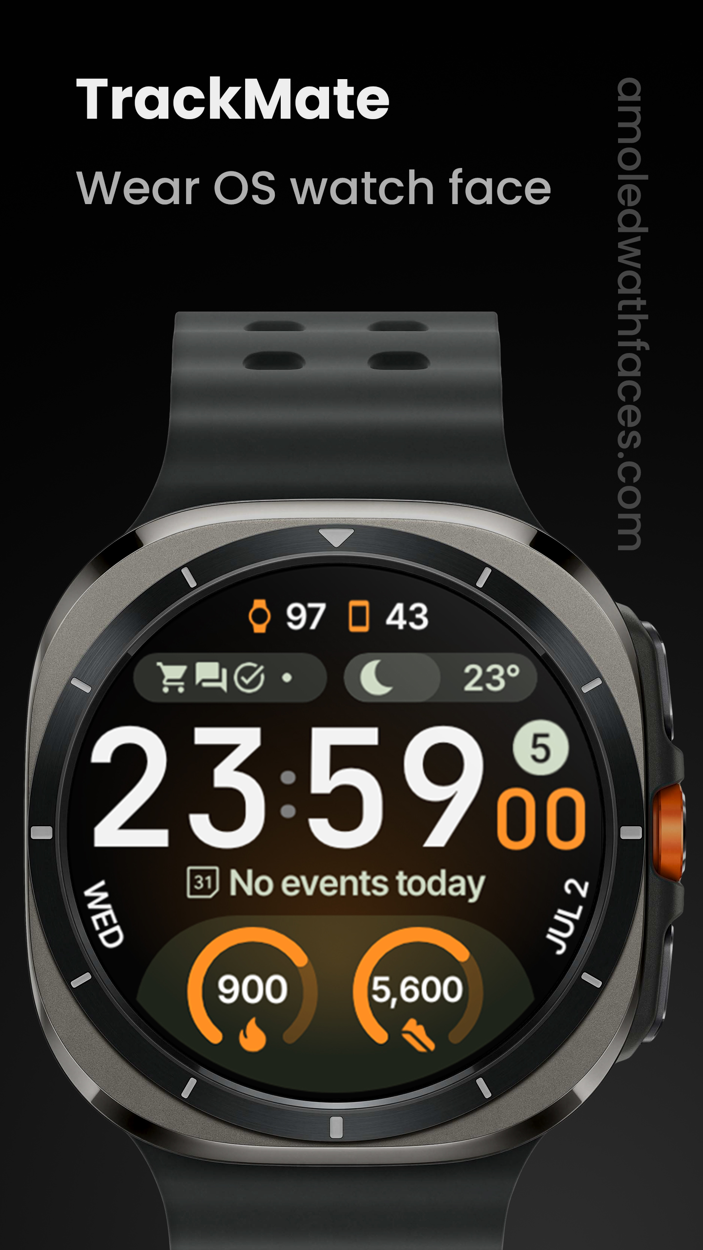 TrackMate Watch Face Android Screenshot 2