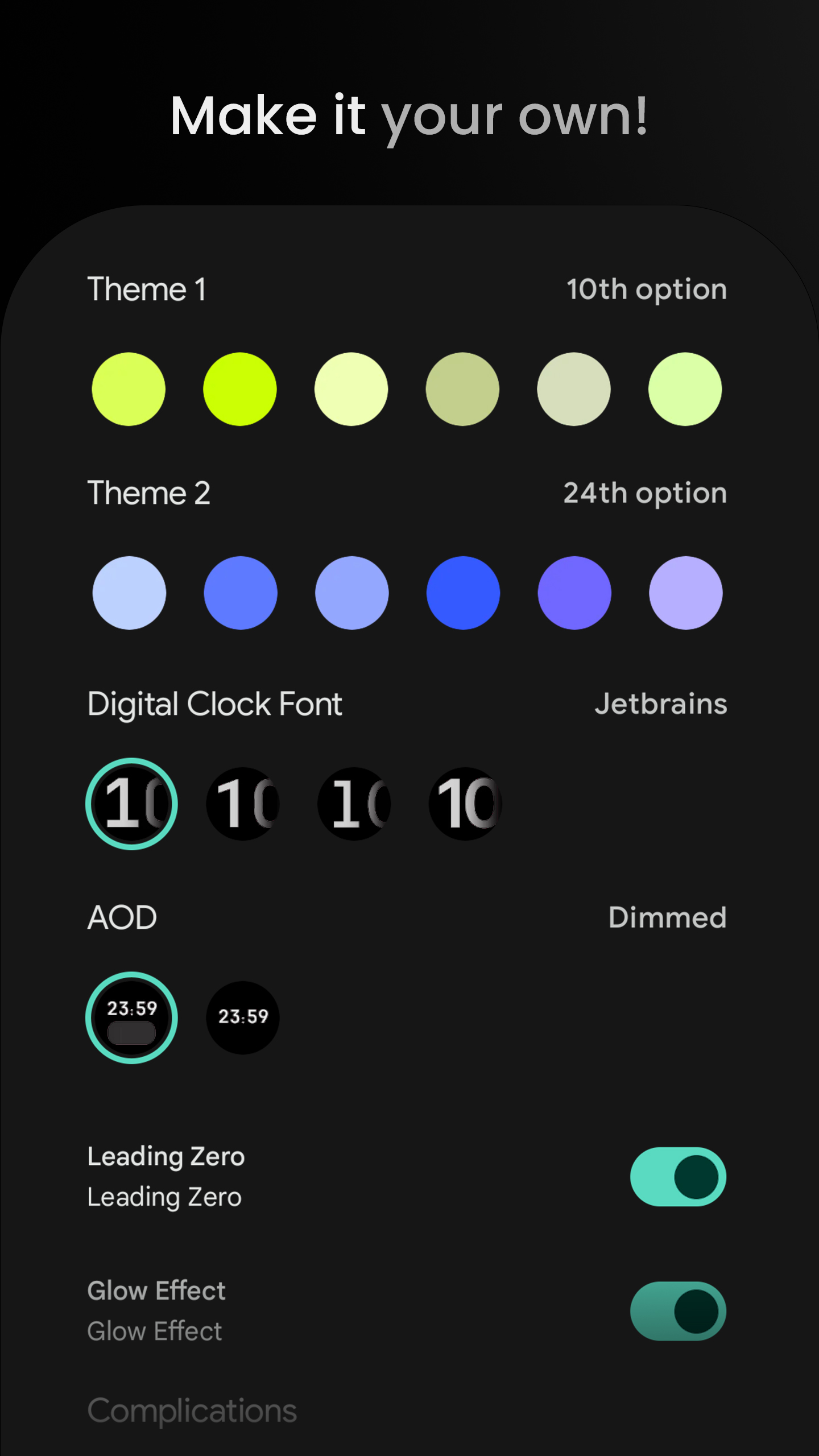 TrackMate Watch Face Android Screenshot 4