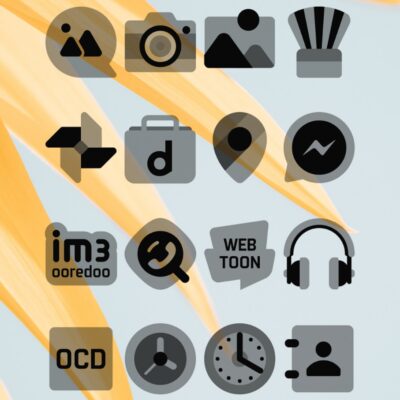 Transparent Black - Icon Pack Android Screenshot 3