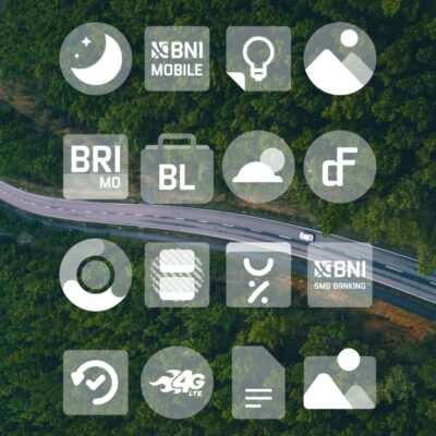 Transparent White - Icon Pack Android Screenshot 2