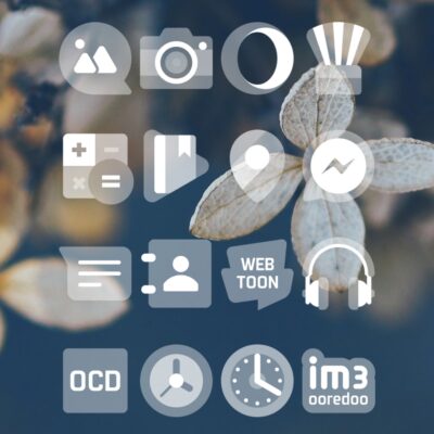 Transparent White - Icon Pack Android Screenshot 4