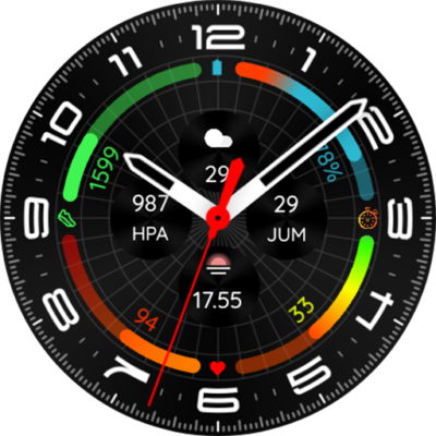 Ultra Watch Face Android Screenshot