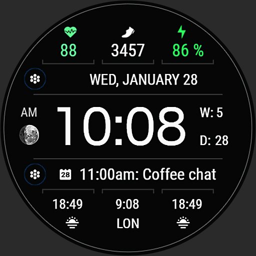 VFM02 Minimal Digital Android Screenshot