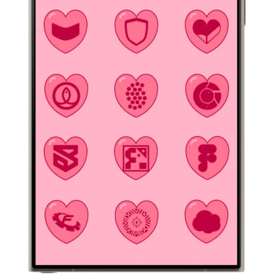 Valentine Heart Icon Pack Android Screenshot 4