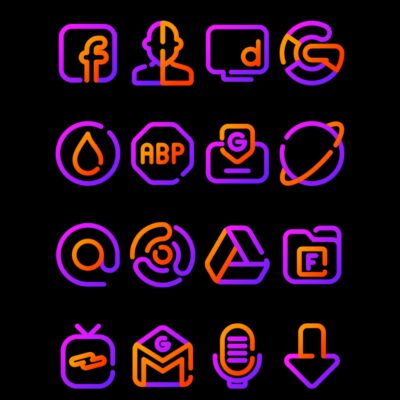 Viorange - Line Icon Pack Android Screenshot 3