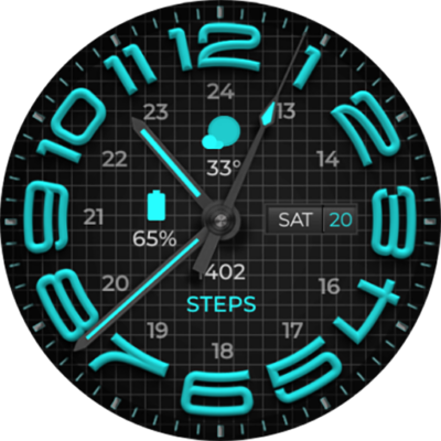 W6 Field Dark WF Wear OS 5+ Android Screenshot