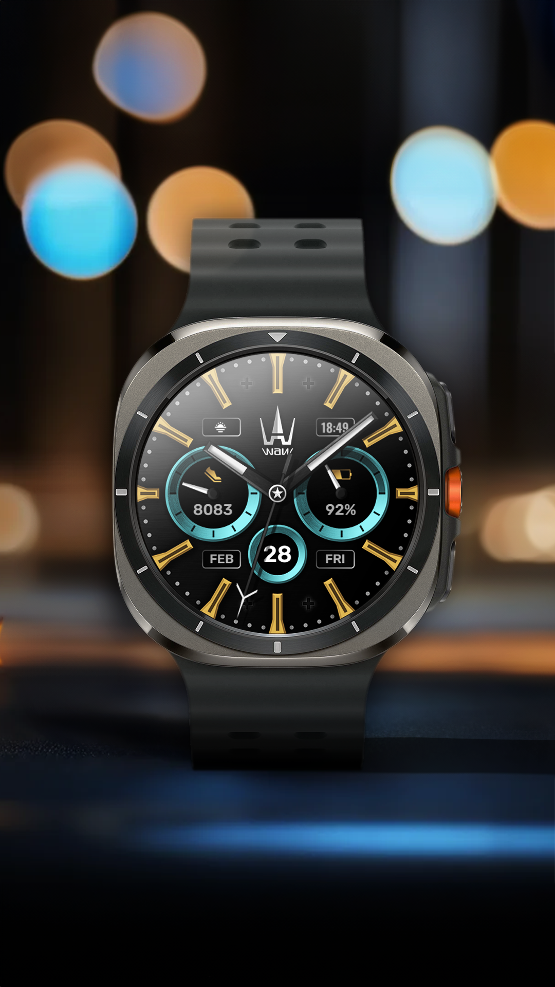 WAW001 Hybrid Watch Face Android Screenshot 2