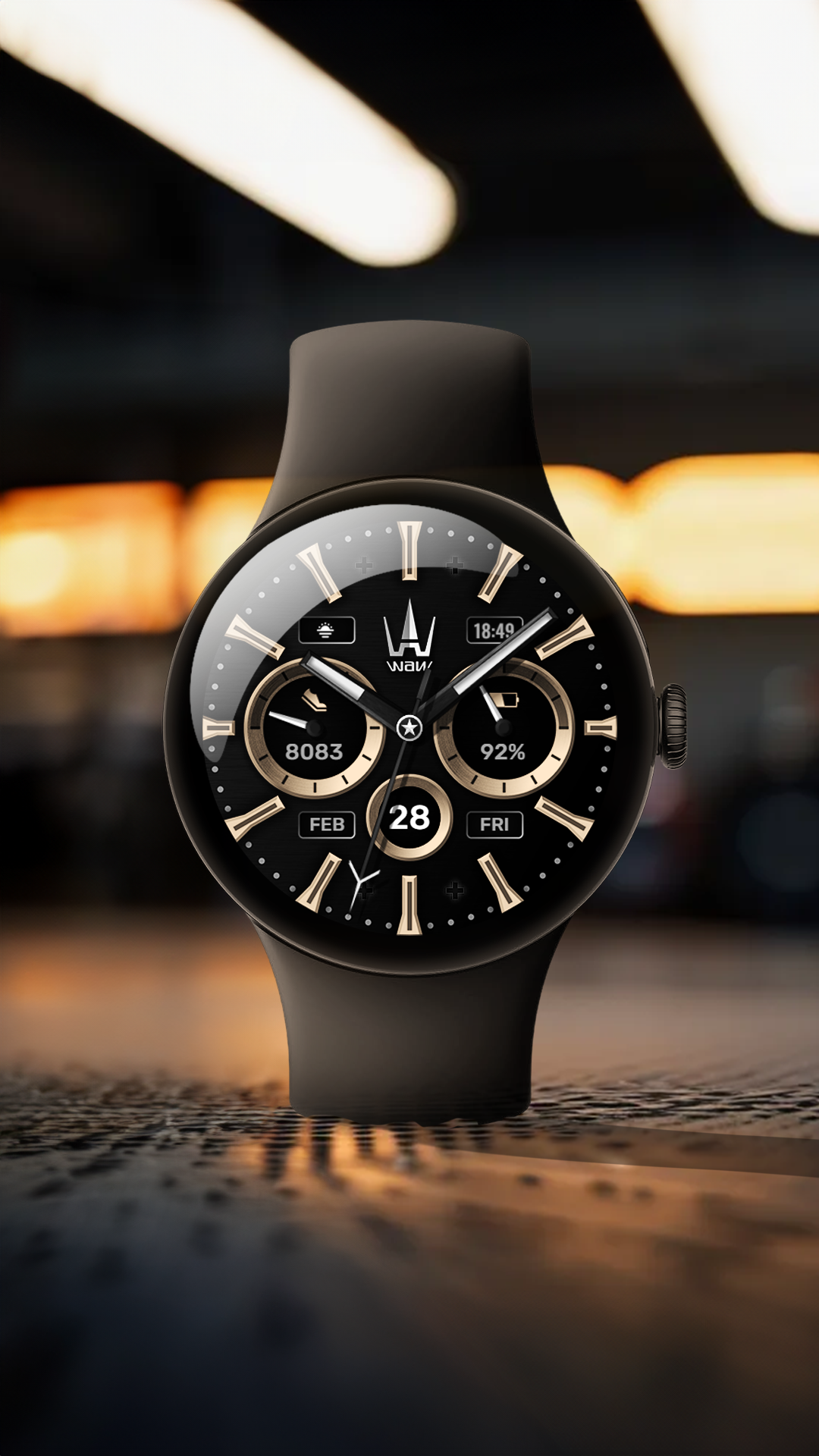 WAW001 Hybrid Watch Face Android Screenshot 4