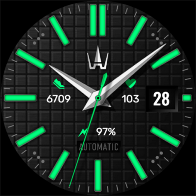 WAW010 Analog Stylish Face Android Screenshot