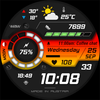 WAW022 Swanky Digital Watch Android Screenshot