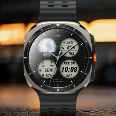 WAW037 Urban Tech Watch Face Android Screenshot 2