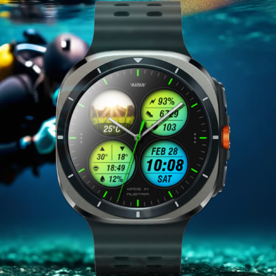 WAW037 Urban Tech Watch Face Android Screenshot 4