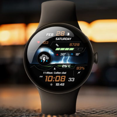 WAW038 Dynamic Digital Watch Android Screenshot 4