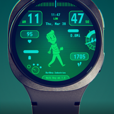 Walking Boy Watch Face Android Screenshot