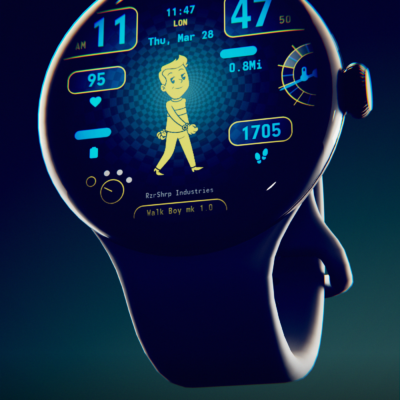 Walking Boy Watch Face Android Screenshot 2