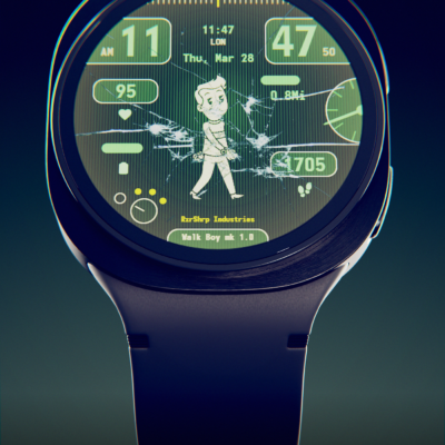 Walking Boy Watch Face Android Screenshot 3