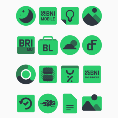 Warak Green - Icon Pack Android Screenshot 2